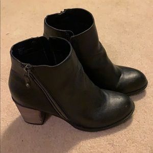 Black booties. Size 9.5